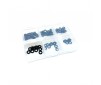 Alloy 3mm Washers (60) with Box Black