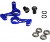 RC10 Aluminum Steering Bell-Crank Set-Blue