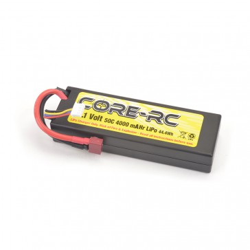 4000mAh 11.1V 3S 50C H/C LP LiPo T Plug