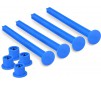 1/8th Off-Road-Tire Stick - 4 Tires Blue - 4pc