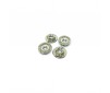 Low Pro M4 Large Fl Serrated Ti Nuts (4)