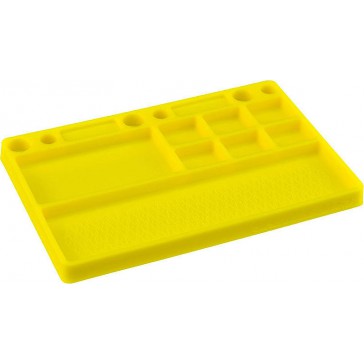 Dirt Racing Products-Parts Tray, Rubber-Yellow