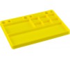 Dirt Racing Products-Parts Tray, Rubber-Yellow