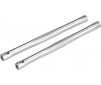 RC10 Diamond Nose Brace Tubes, Silver-2pc