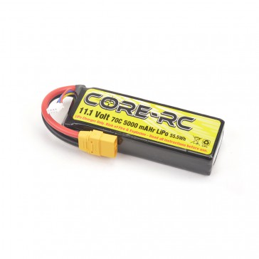 5000mAh 11.1V 3S 70C S/C LP LiPo XT90