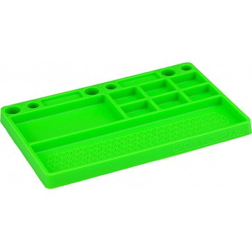 Parts Tray, Rubber Material - Green