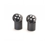 1/12 Hex Rear Rims -  Black - 2 pairs