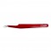 Slant Point Tweezers (Red)