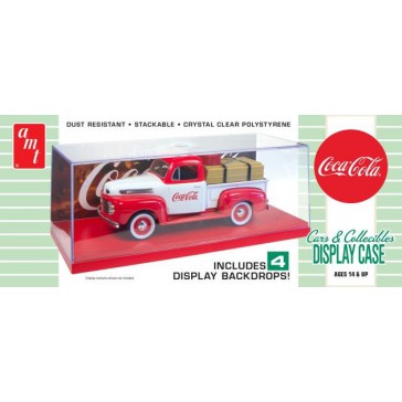 Cars & Coll.Display Case Coca  1/25