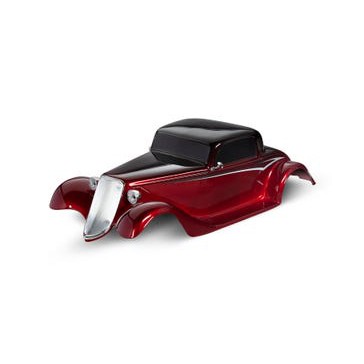 Body, Factory Five '33 Hot Rod Coupe, complete (red) (painted)