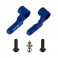 DISC.. B6.3 FT STEERING BELLCRANK +3MM BLUE