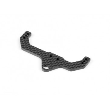 X10'22 GRAPHITE REAR POD UPPER PLATE 2.5MM