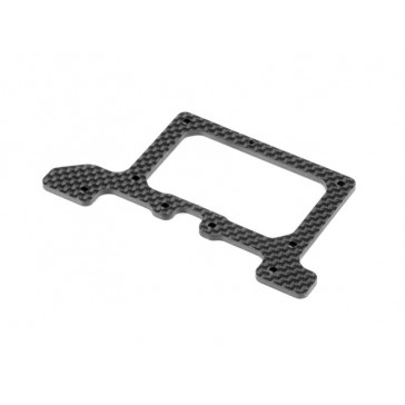 X10'22 GRAPHITE REAR POD LOWER PLATE 2.5MM