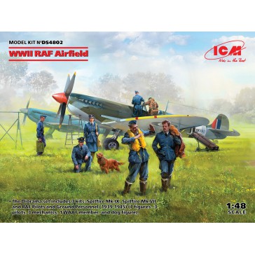 WWII RAF Airfield (7fig.)      1/48