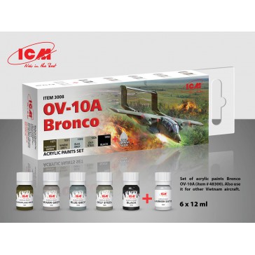 Set acrylic Paint set OV-10A Bronco