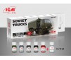 Set Acrylic Paint for Soviet Trucks