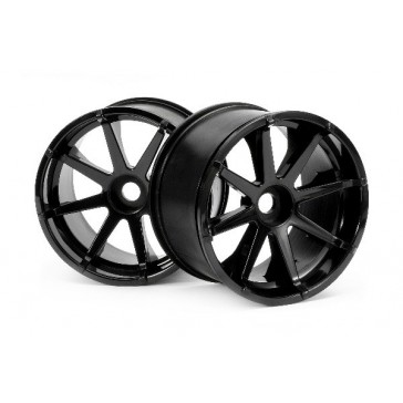 Blast Wheel Black (115X70Mm 7Inch/2Pcs)