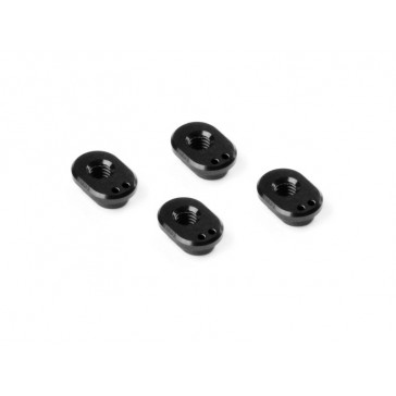 X4 ALU CASTER BUSHING FRONT 4  / REAR 1.5  - 2 DOTS (4)