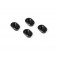 X4 ALU CASTER BUSHING FRONT 5  / REAR 2.5  - 3 DOTS (4)