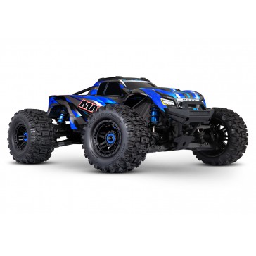 Wide Maxx 1/10 Scale 4WD Brushless Monster Truck, VXL-4S/TQi - BLUE