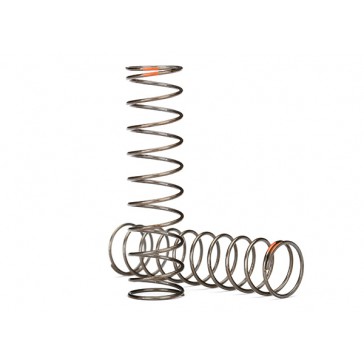 Springs, shock (natural finish(GTS)(0.39 rate, orange stripe