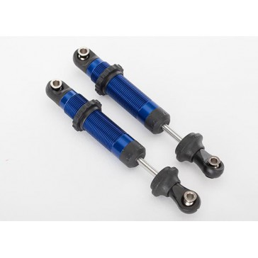 Shocks, GTS, aluminum (blue-anodized) (assembled with spring