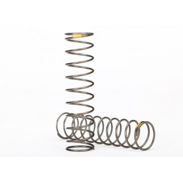 Springs, shock (natural finish(GTS) (0.22 rate, yellow strip