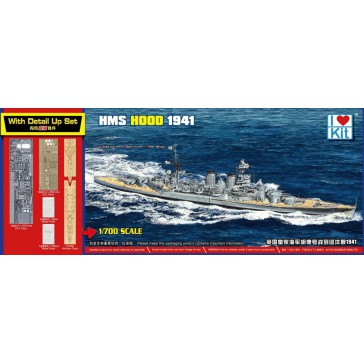 Top Grade HMS Hood 1941   1/700