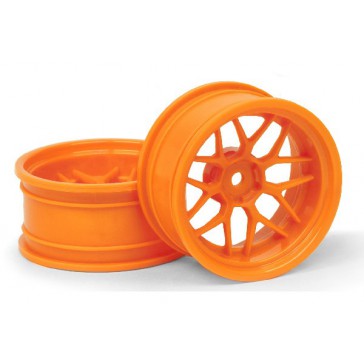 TECH 7 WHEEL ORANGE (9MM/2PCS)