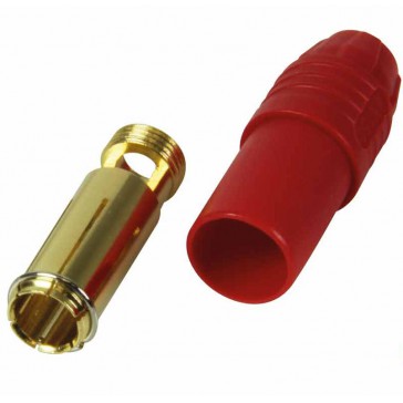 MPX-AS150 fiche femelle rouge 2 pcs.