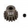 FT PINION GEAR 15T MOD 1, 5mm SHAFT - ALUMINIUM