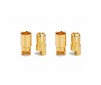 6MM GOLD PLUGS SET FOR BATTERY