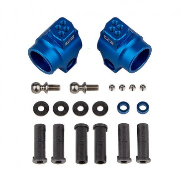 FT DR10 REAR HUB SET BLUE ALUMINIUM