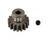 FT PINION GEAR 16T MOD 1, 5mm SHAFT - ALUMINIUM