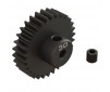 30T 0.8Mod 1/8" Bore CNC Steel Pinion Gear