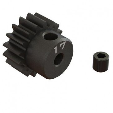 17T 0.8Mod 1/8" Bore CNC Steel Pinion Gear