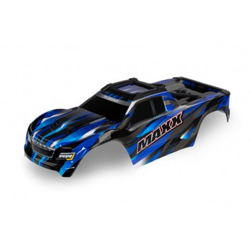 Body, Maxx, blue (painted) fits Maxx with extended chassis (352mm)
