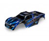 Body, Maxx, blue (painted) fits Maxx with extended chassis (352mm)