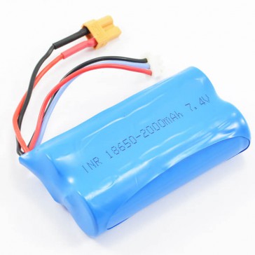 1580/1582/1583 7.4V 2000MAH BATTERY XT30 YELL PLUG