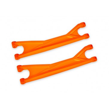 Upper suspension arms orange (2, L or R,frt or rr) for use with 7895