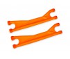 Upper suspension arms orange (2, L or R,frt or rr) for use with 7895