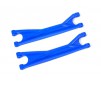 Upper suspension arms blue (2, L or R, frt or rr) for use with 7895