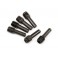 Screw Shaft M4X2.5X12Mm (Black/6Pcs)