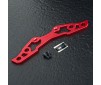 Alum. lightweight bumper support L (red)