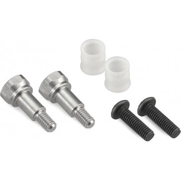 B6/B6D/B6.1Fin-Ti Shock Stand-offs w/bushing-Short