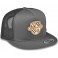 DISC.. Destination Hat- Flat Bill, Mesh, Snap Back - Grey