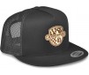 Destination Hat- Flat Bill, Mesh, Snap Back- Black