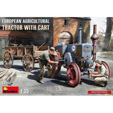 Agricul. Tractor & Cart & Fig. 1/35