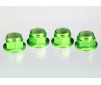 Green anodized axle nuts