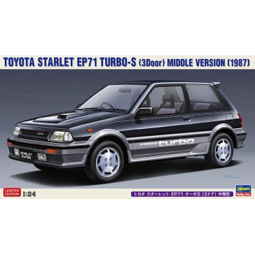 1/24 TOYOTA STARLET EP71 TURBO-S (3DOOR) MIDDLE (5/22)